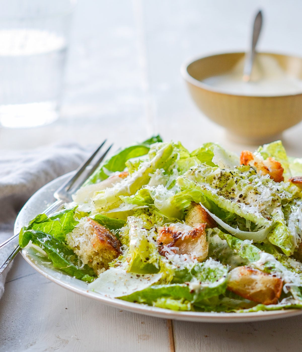 Best Caesar Dressing: Rich & Creamy with Anchovy, Garlic & Lemon